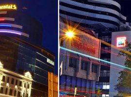 Dekorativno osvetljenje Pupinove Palate u Novom Sadu